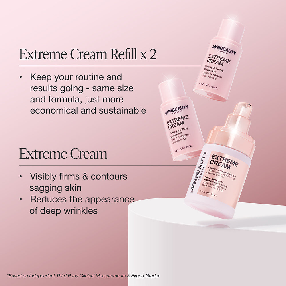 Extreme Cream Travel Refill Set