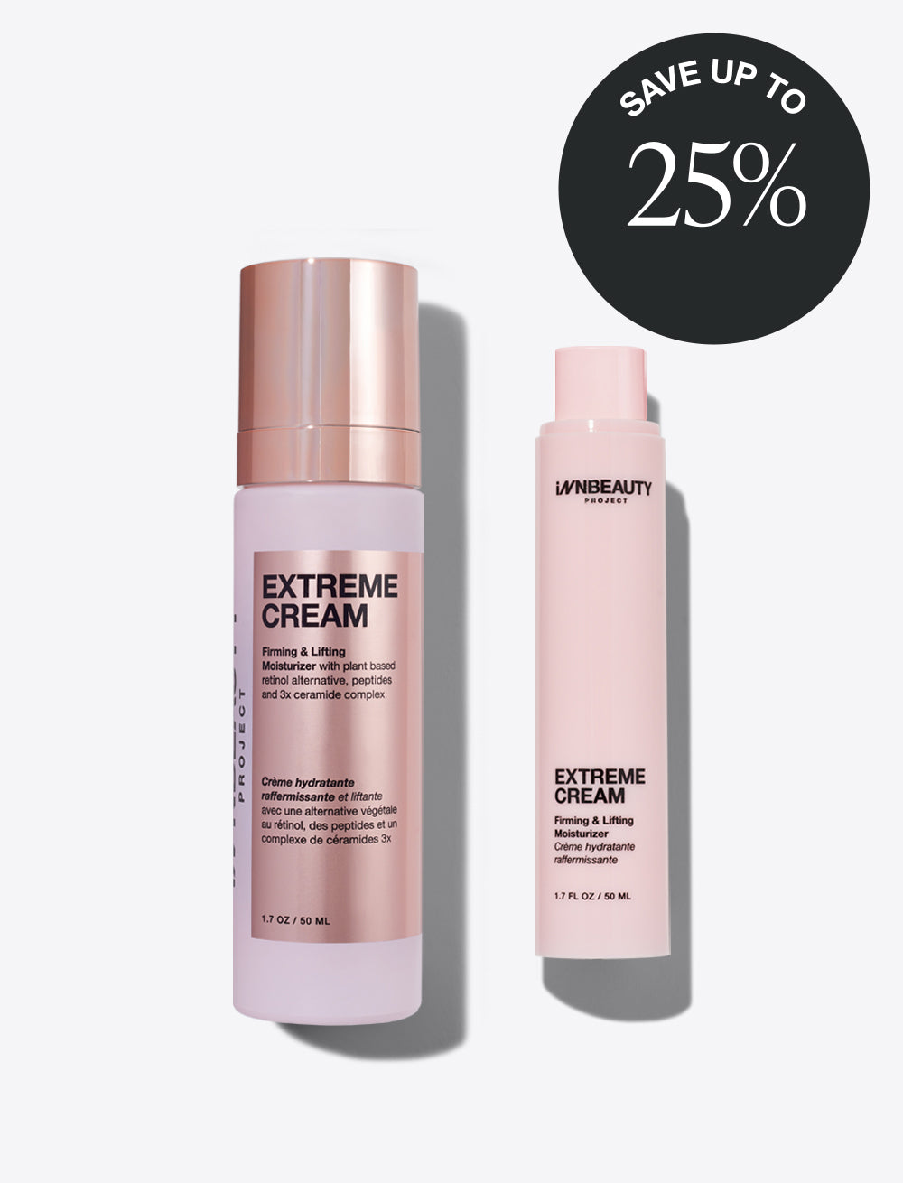 Extreme Cream Refill Set | Firming Ceramide Peptide Moisturizer