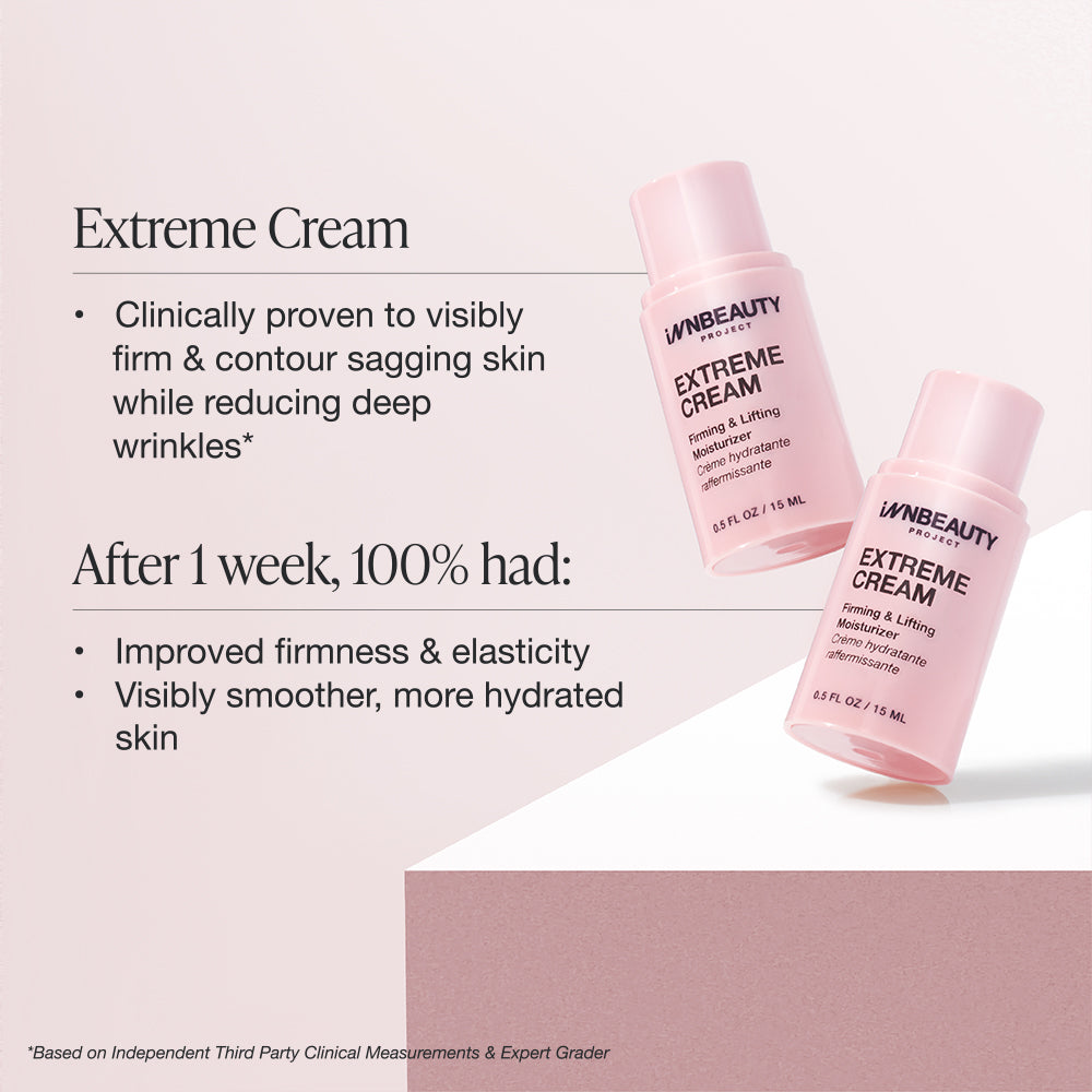 Extreme Cream Travel Refill Duo | Firming Peptide Moisturizer