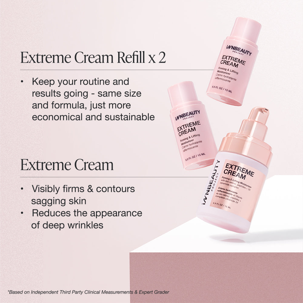 Extreme Cream Travel Refill Set