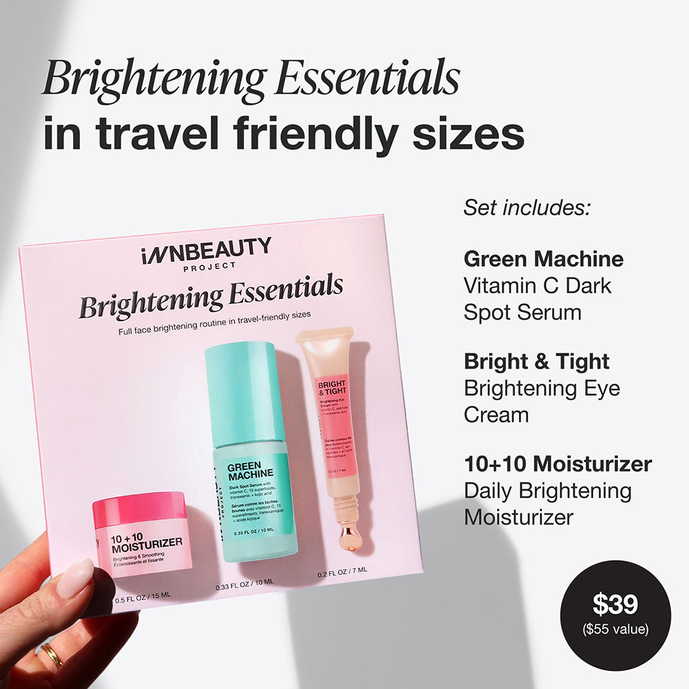 Brightening Essentials Set | Travel Skincare Set for Glowing Skin