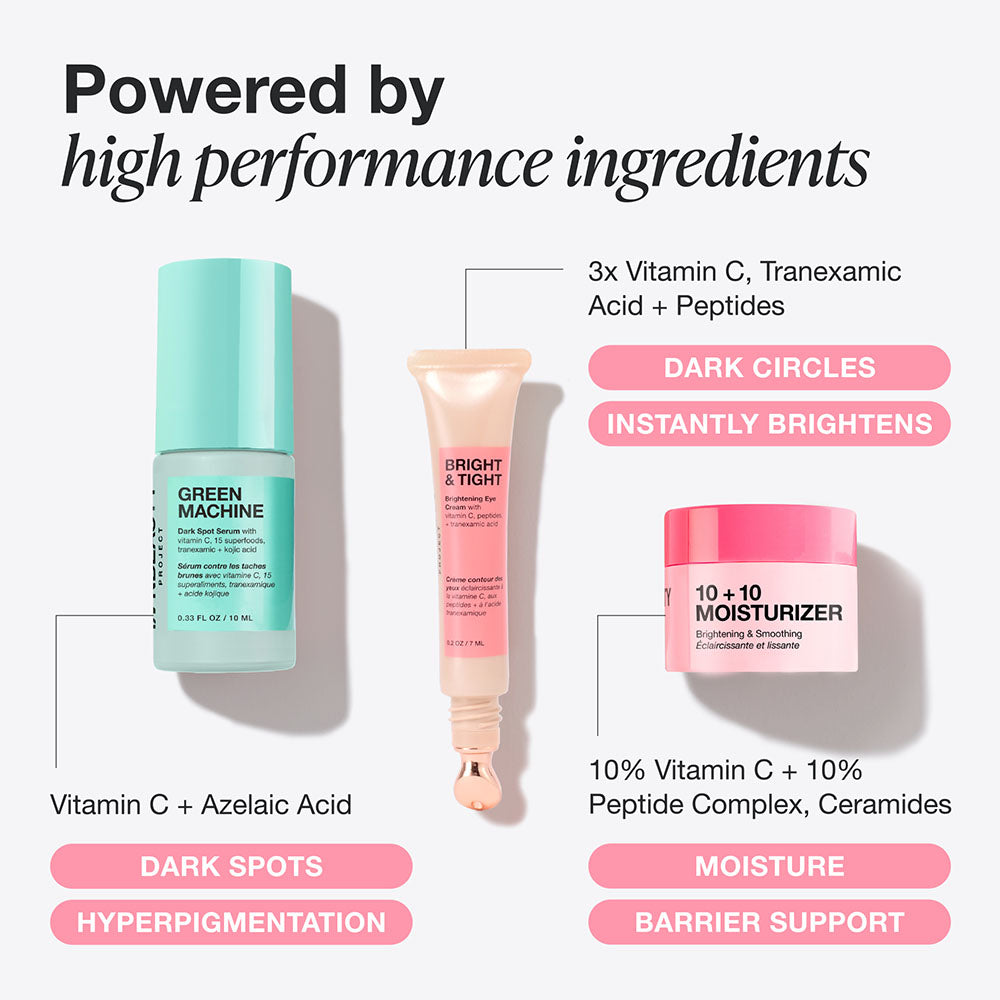 Brightening Essentials Set | Travel Skincare Set for Glowing Skin